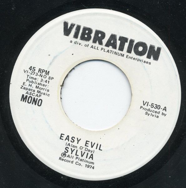 Sylvia – Easy Evil (1974, Vinyl) - Discogs