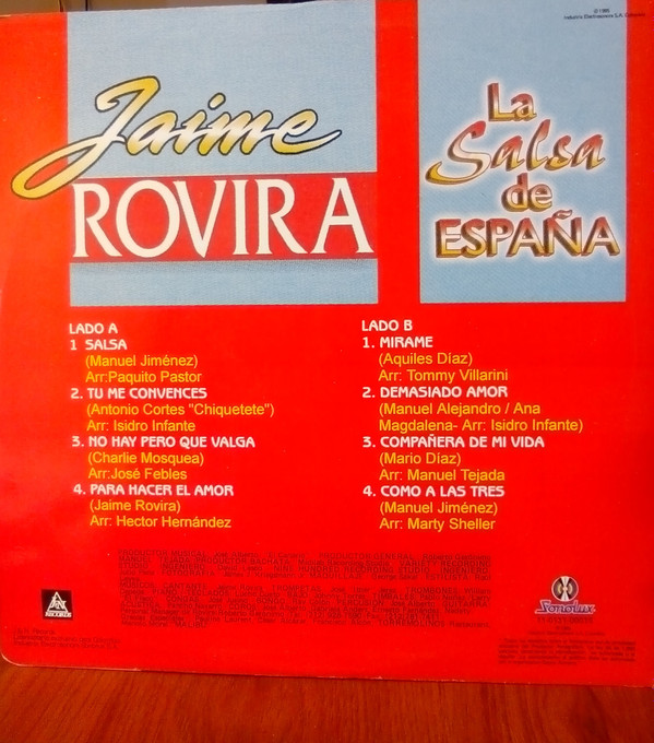 baixar álbum Jaime Rovira - La Salsa de España