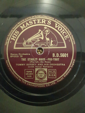 Album herunterladen Download Tommy Dorsey And His Orchestra - The Starlit Hour album