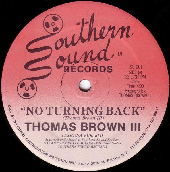 télécharger l'album Thomas Brown III - No Turning Back