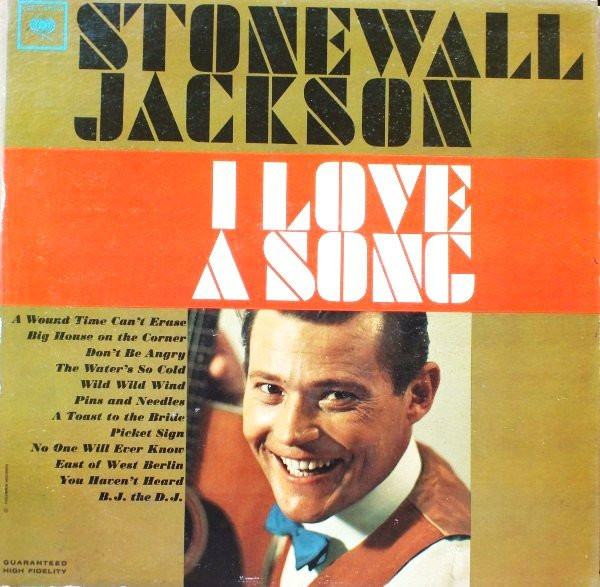 Stonewall Jackson – I Love A Song (1963, Vinyl) - Discogs