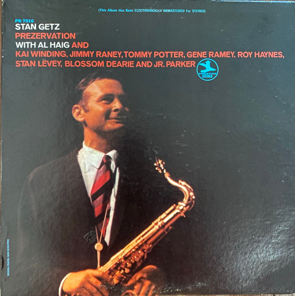 Stan Getz With Al Haig – Prezervation (1967, Blue And Silver Trident