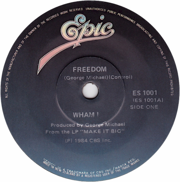 Wham! = ワム！ – Freedom = フリーダム (1985, Vinyl) - Discogs