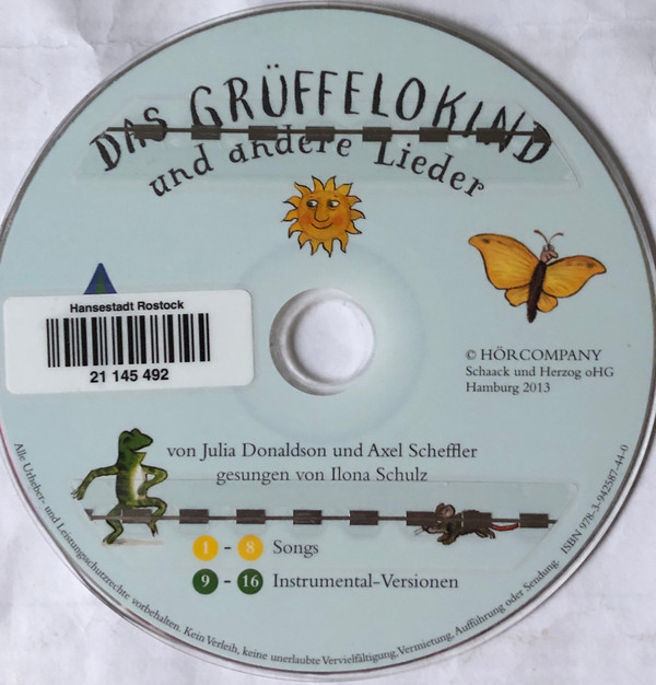 descargar álbum Julia Donaldson, Axel Scheffler - Das Grüffelokind Und Andere Lieder