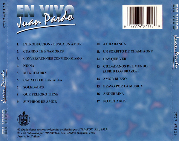 last ned album Juan Pardo - En Vivo