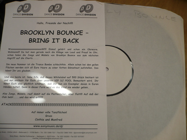 baixar álbum Brooklyn Bounce - Bring It Back