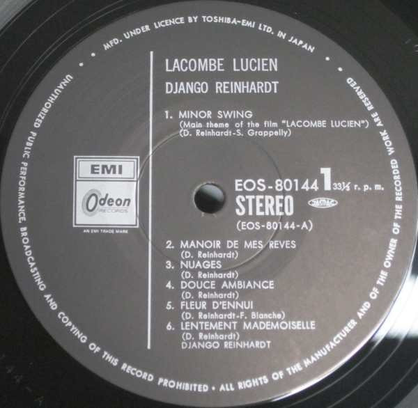 lataa albumi Django Reinhardt - Lacombe Lucien