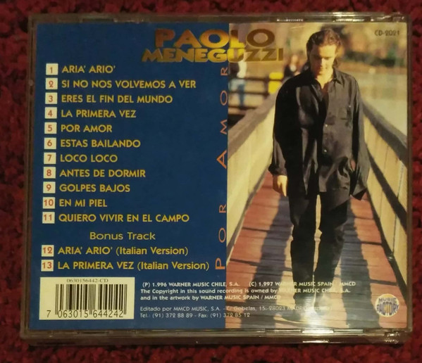 lataa albumi Download Paolo Meneguzzi - Por Amor album