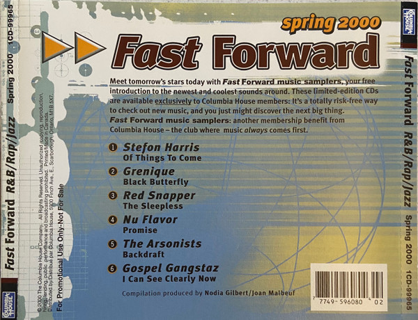 lataa albumi Various - Fast Forward RB Rap Jazz Spring 2000