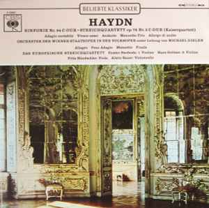 Joseph Haydn - Sinfonie Nr. 94 C-Dur • Streichquartett Op. 76 Nr.3 C-Dur (Kaiserquartett) album cover