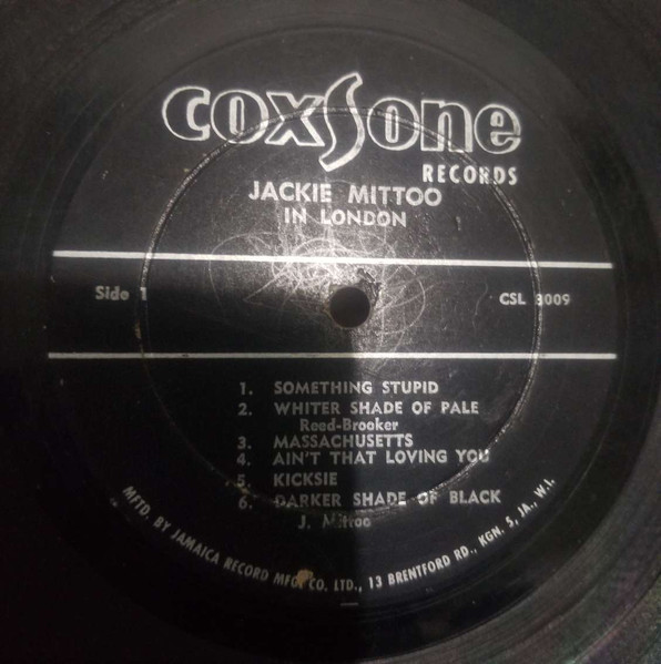 Jackie Mittoo – In London (1967, Vinyl) - Discogs
