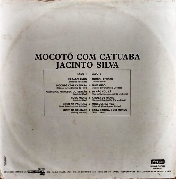 Album herunterladen Jacinto Silva - Mocotó Com Catuaba