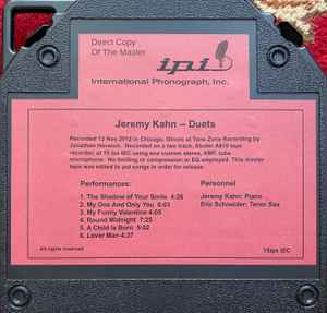 Jeremy Kahn - Duets album cover