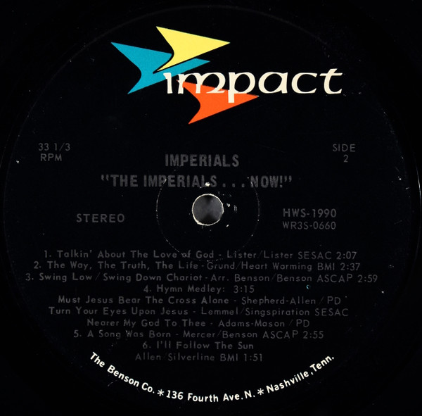 last ned album Imperials - The ImperialsNOW