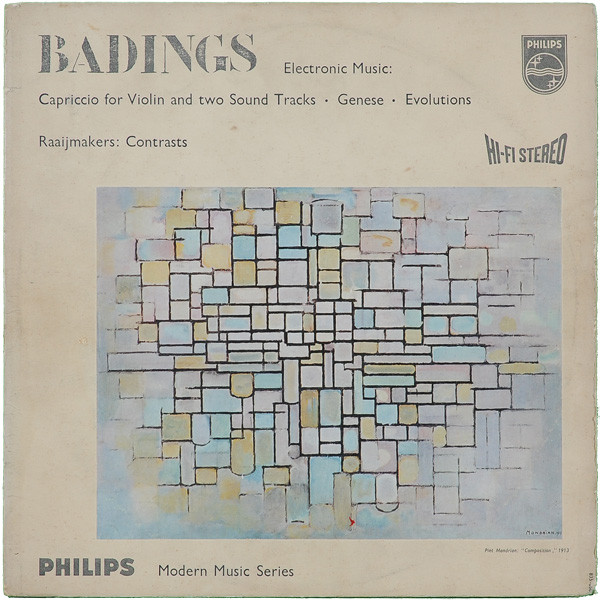 Henk Badings / Dick Raaijmakers – Electronic Music (Vinyl) - Discogs