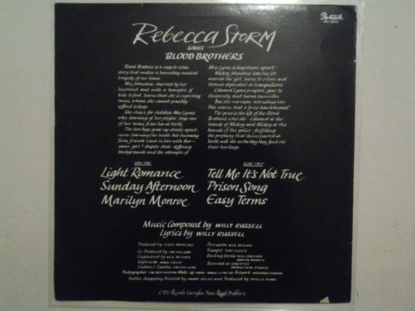 baixar álbum Rebecca Storm - Sings Blood Brothers