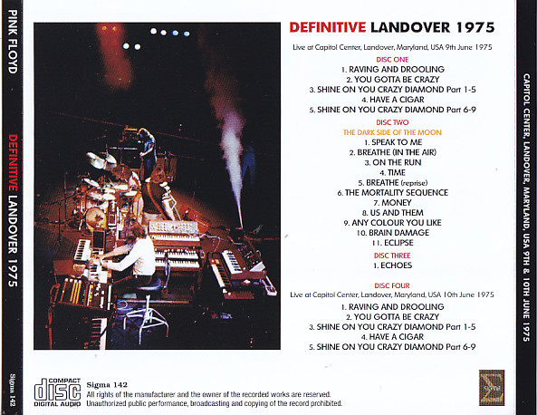 ladda ner album Pink Floyd - Definitive Landover 1975