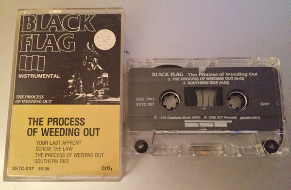 Black Flag – The Process Of Weeding Out (1985, CrO2, Cassette