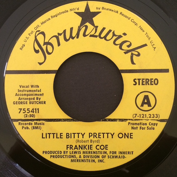 lataa albumi Frankie Coe - Little Bitty Pretty One Once There Was A Man