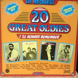 20 Great Oldies I'll Always Remember Vol. 7 (1982, Vinyl) - Discogs