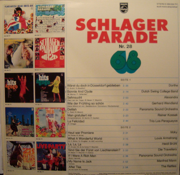 lataa albumi Various - Schlagerparade 68 Nr 28