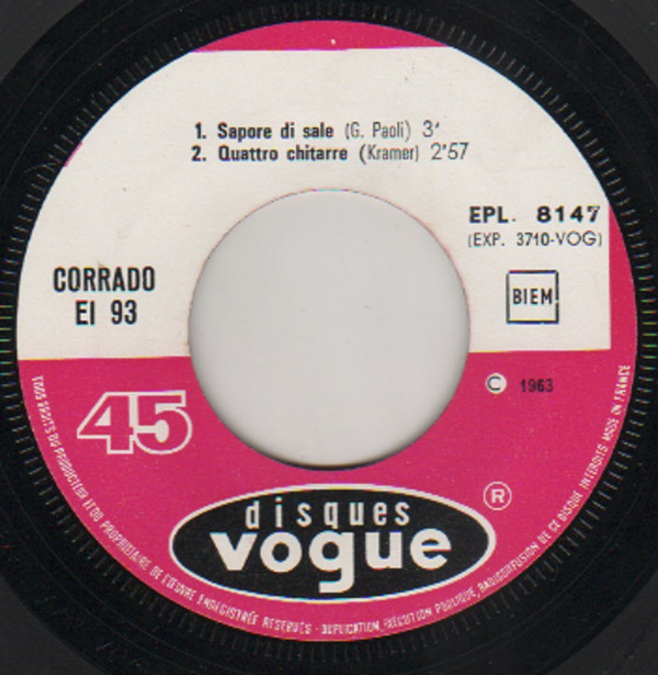 lataa albumi Corrado Ei 93 - Sapore Di Sale