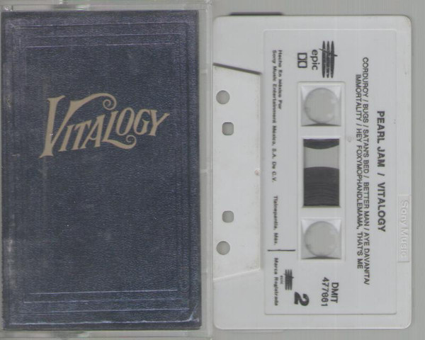 Pearl Jam Vitalogy Cassette Guaranteed Authentic | blog.gualaru.com