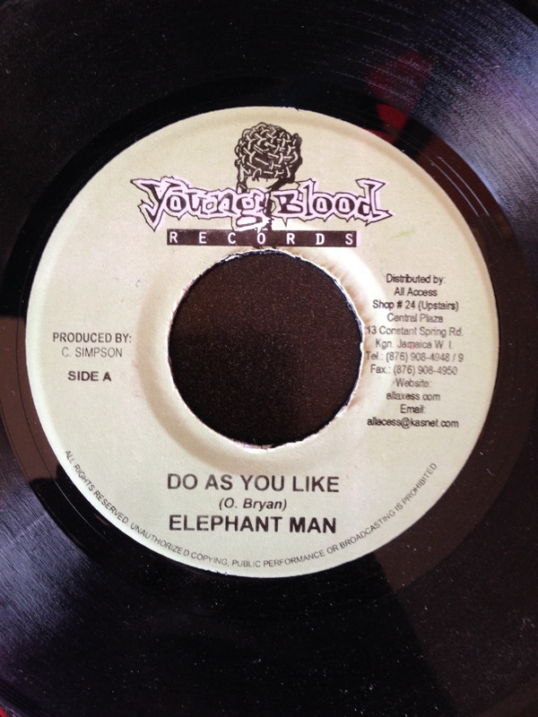 Album herunterladen Elephant Man - Do As You Like