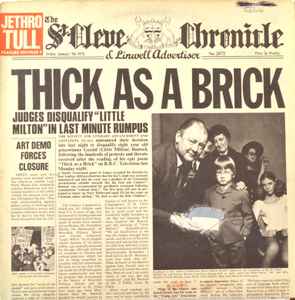 Обложка альбома Thick As A Brick от Jethro Tull
