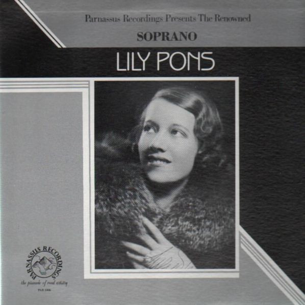 télécharger l'album Lily Pons - The Renowned Soprano Lily Pons
