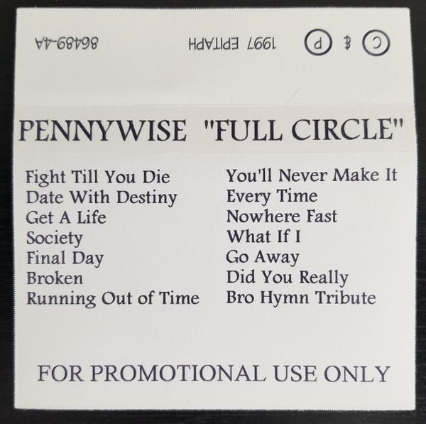 PENNYWISE [ペニーワイズ] / FULL CIRCLE レコード LP - 洋楽
