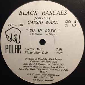 Black Rascals - So In Love album cover