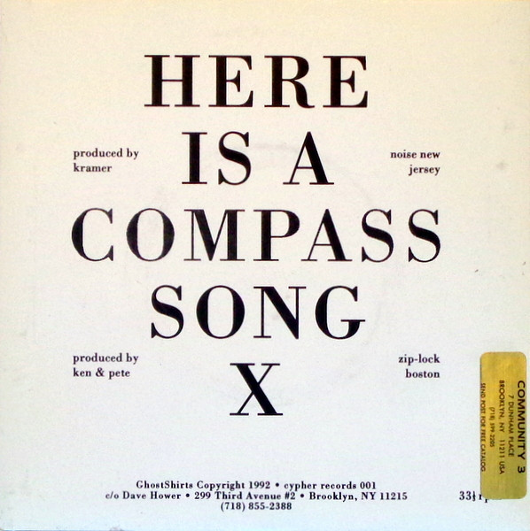 descargar álbum Ghostshirts - Here Is A Compass Song X
