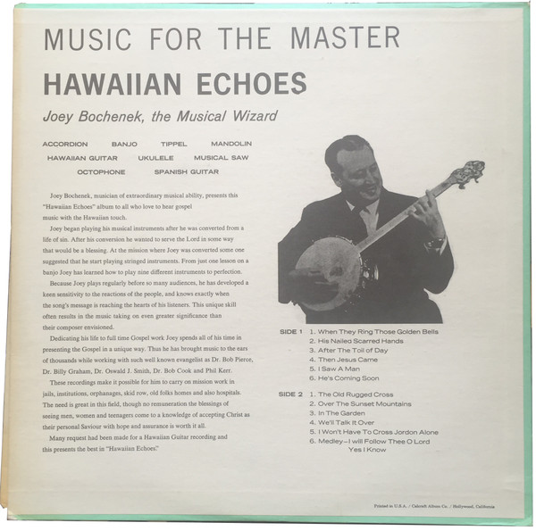 descargar álbum Joey Bochenek - Hawaiian Echoes