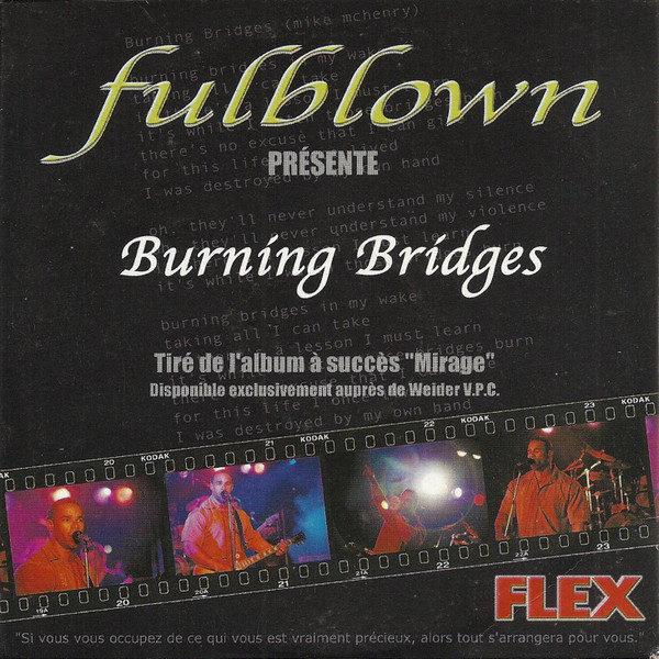 Fulblown – Burning Bridges (2001, CD) - Discogs