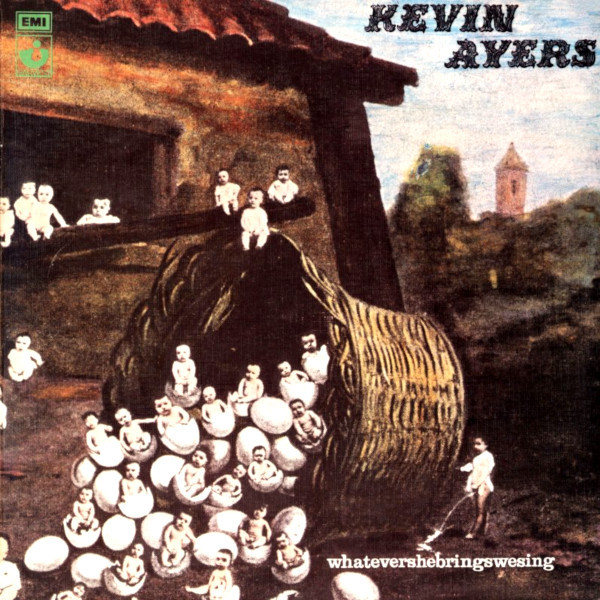 英HARVESTオリジLP マト枝A-1！Kevin Ayers /Whatevershebringswesing 72年 SHVL800  Robert Wyatt Mike Oldfield Soft Machineカンタベリー-