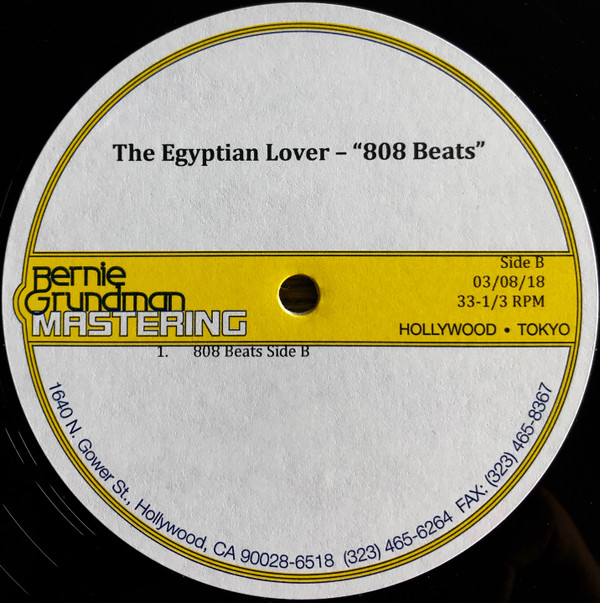 last ned album The Egyptian Lover - 808 Beats Volume 1
