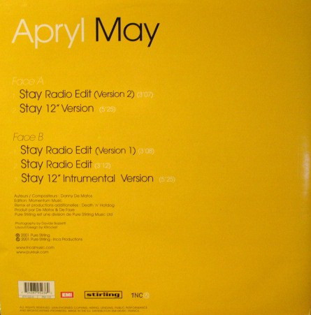 télécharger l'album Apryl May - Stay