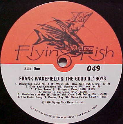 Frank Wakefield And The Good 'Ol Boys – Frank Wakefield & The Good