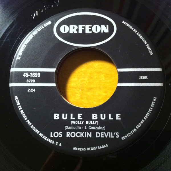 last ned album Los Rockin Devil's - Bule Bule Wolly Bully La Del Vestido Negro