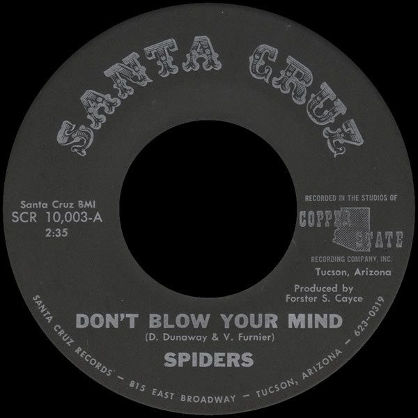 Spiders Don T Blow Your Mind 1966 Vinyl Discogs