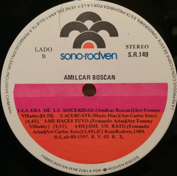 baixar álbum Amílcar Boscán - Solamente Amilcar