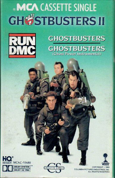 Run DMC – Ghostbusters (1989, Cassette) - Discogs