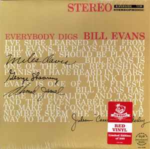 Bill Evans Trio – Everybody Digs Bill Evans (2015, Red, Vinyl 