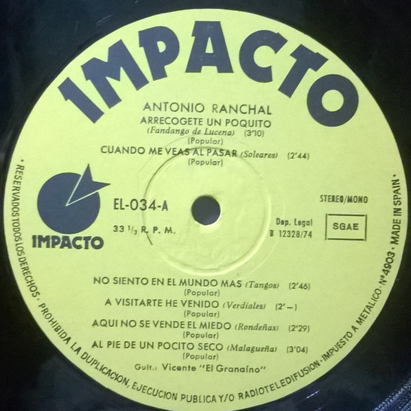 Album herunterladen Antonio Ranchal - Antonio Ranchal
