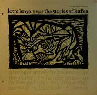 descargar álbum Lotte Lenya - The Stories Of Kafka