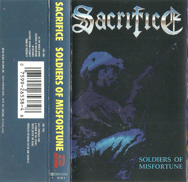SACRIFICE – Soldiers Of Misfortune (180g Black Vinyl) Ltd. 500 copies