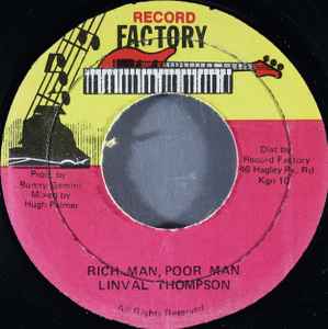 Linval Thompson - Rich Man, Poor Man album cover