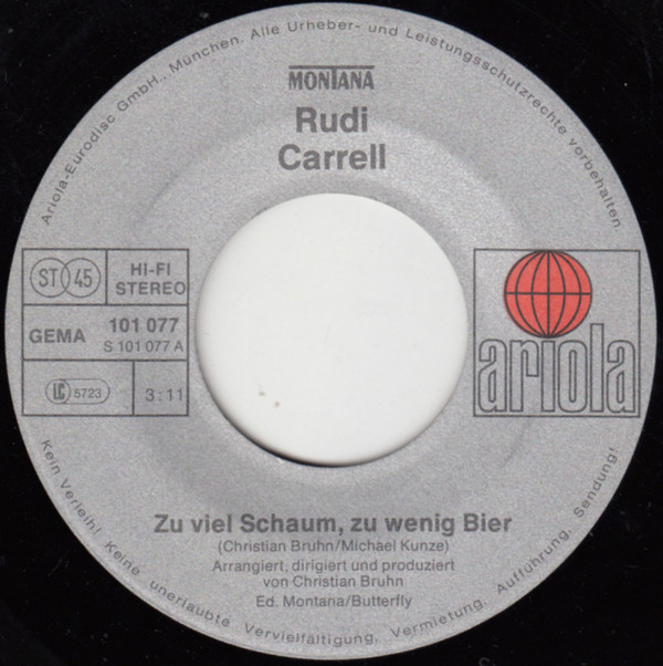 Album herunterladen Rudi Carrell - Zu Viel Schaum Zu Wenig Bier