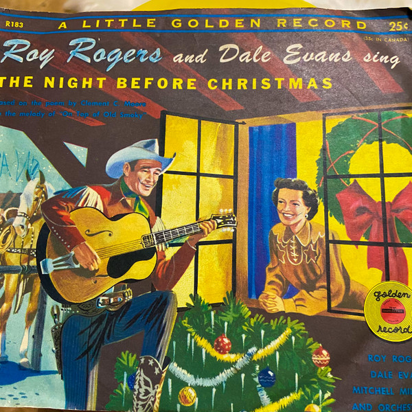 Album herunterladen Roy Rogers And Dale Evans, Mitchell Miller And Orchestra - The Night Before Christmas